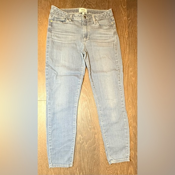 PAIGE Denim - PAIGE Blue Skinny Jeans with Soft Worn-In Look Size 30